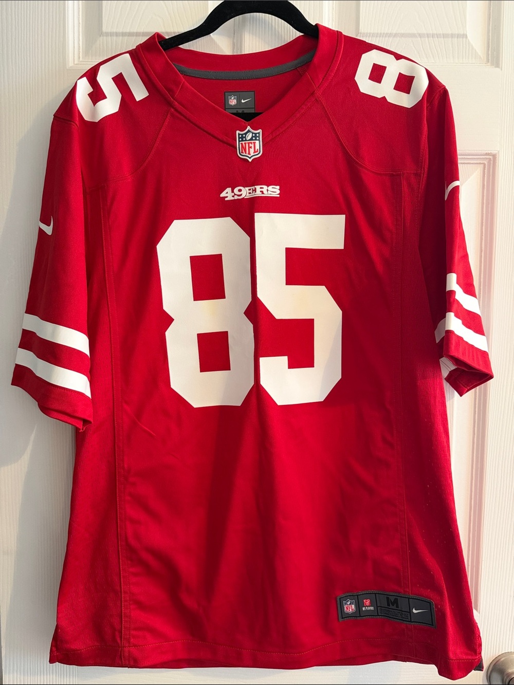 NFL 49ers #85 Football Jersey